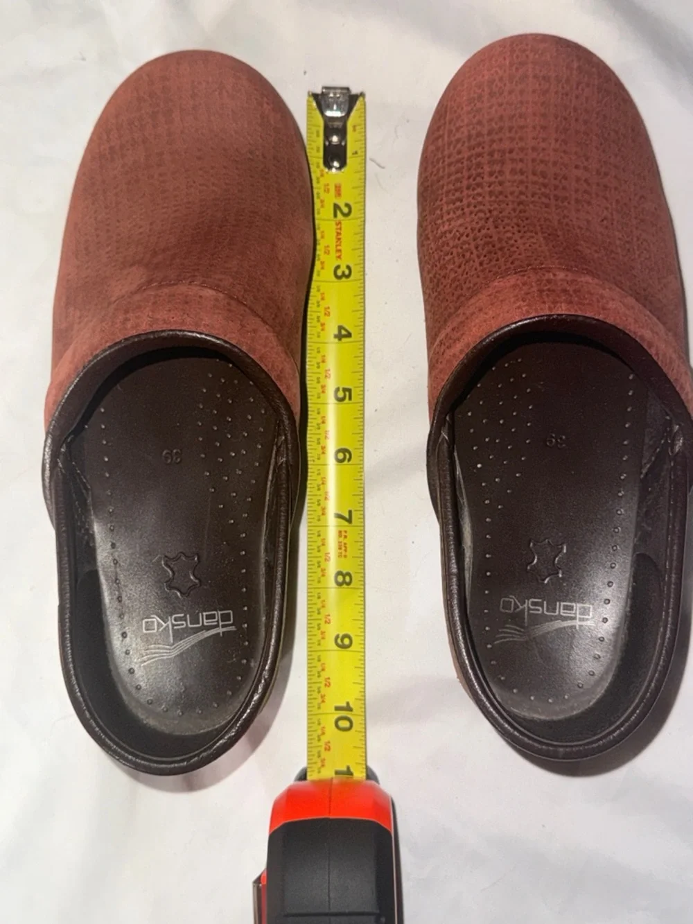 Dansko Women's Slip-On Clogs in Burnt Orange - Picture 8 of 9